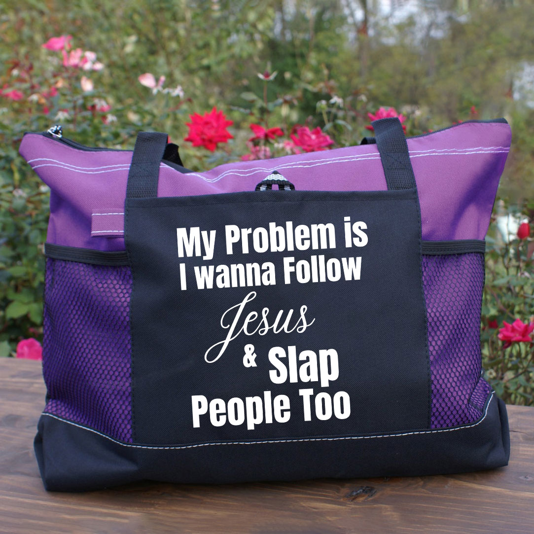 Follow Jesus Tote Bag