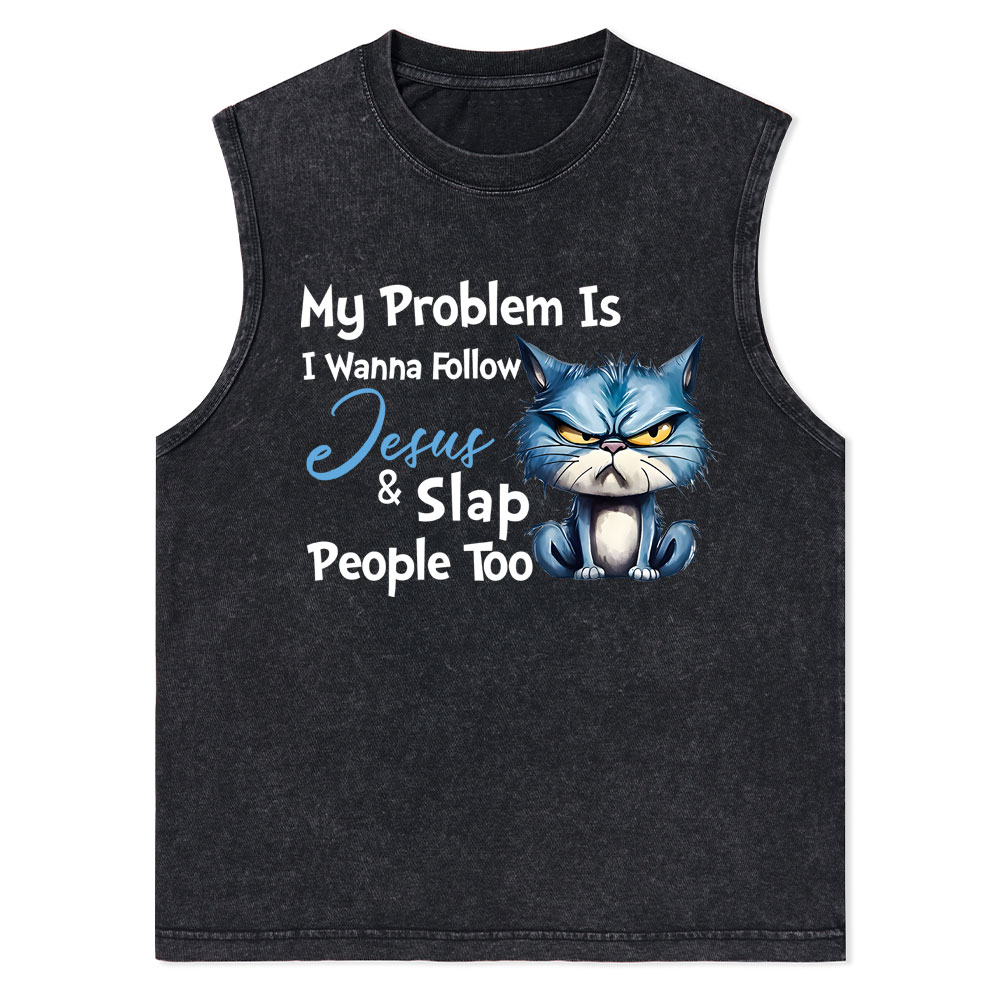 Sample Christian Washed Tank Top Sale - GuidingCross