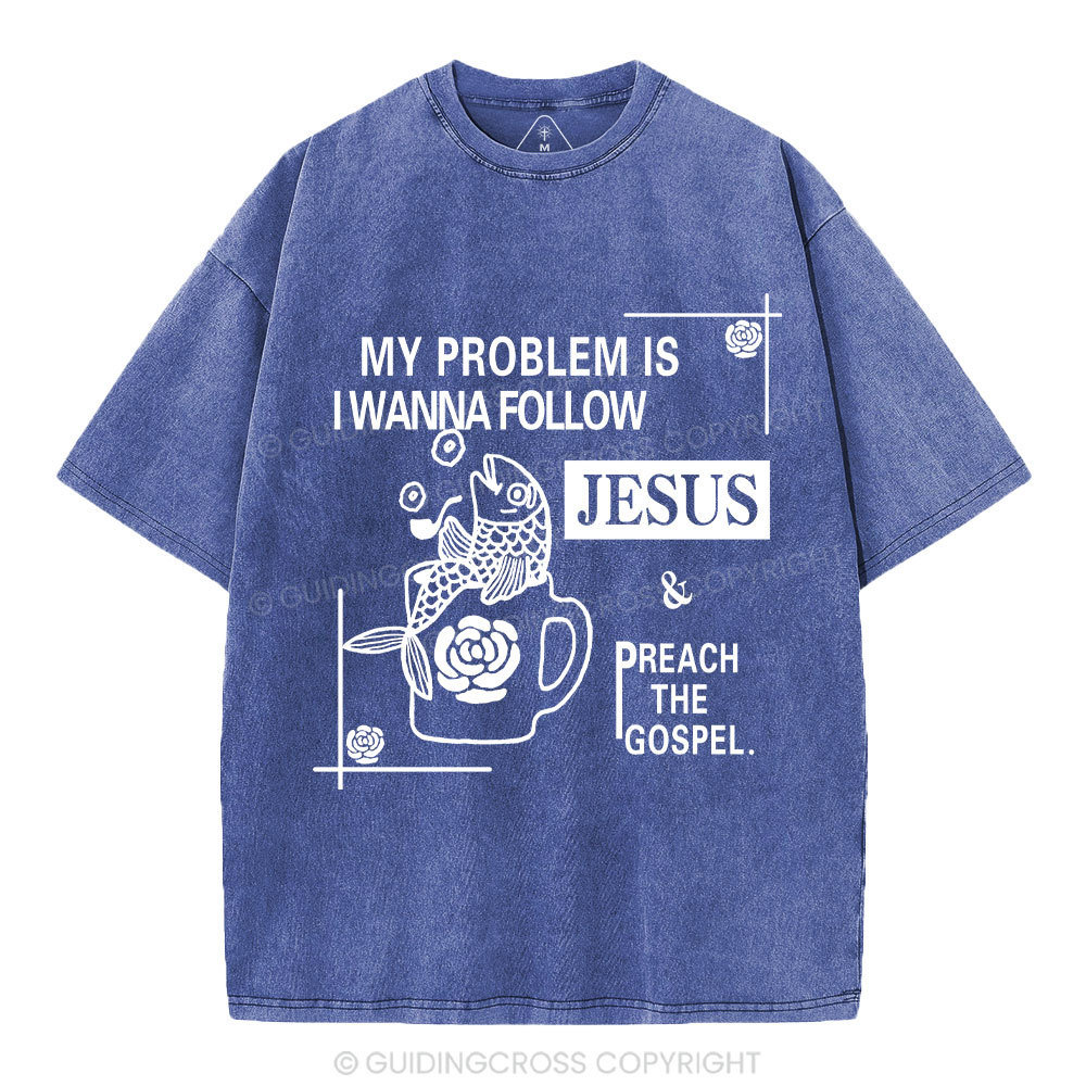 New-Sample Christian Washed T-Shirt Sale - GuidingCross