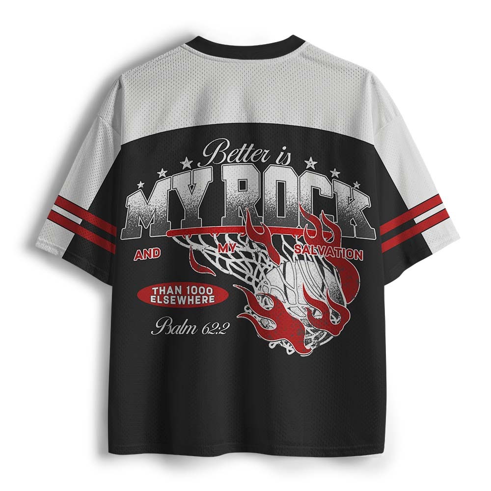 My Rock And Salvation Christian Mesh Jersey