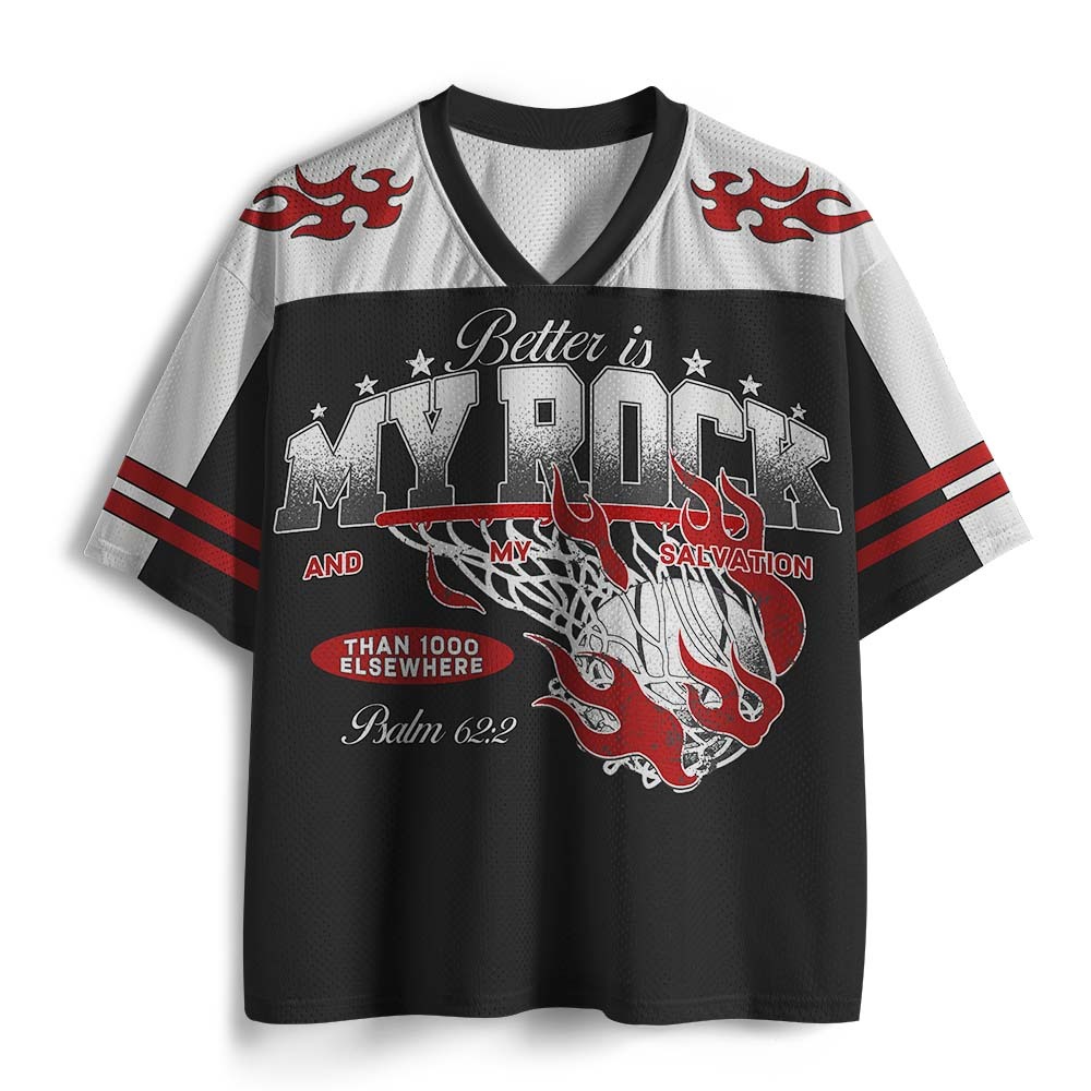 My Rock And Salvation Christian Mesh Jersey