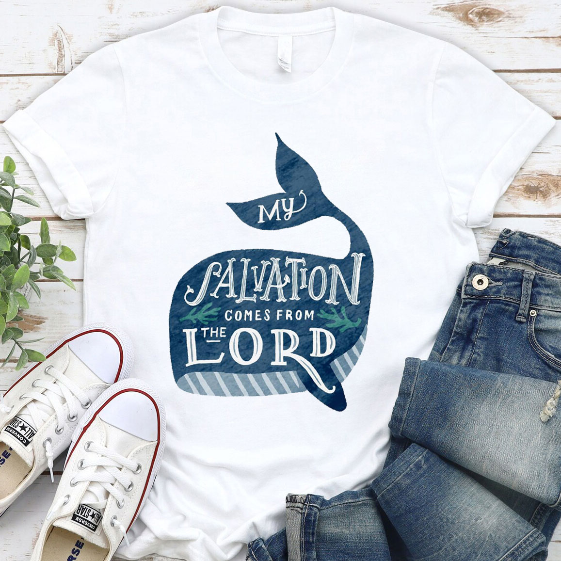 My Salvation Comes From Lord Christian T-Shirt