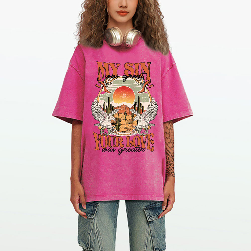 My Sin Christian Washed T-Shirt