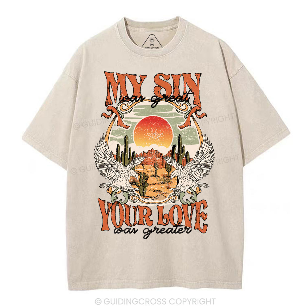 My Sin Christian Washed T-Shirt