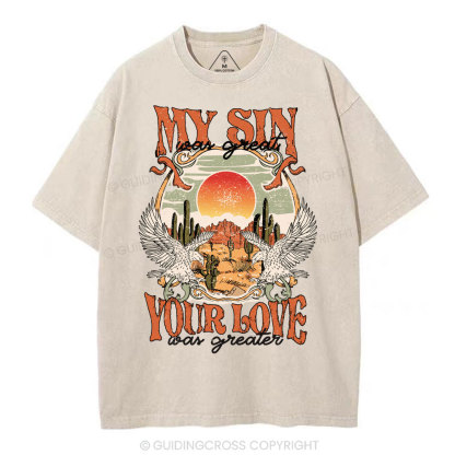 My Sin Christian Washed T-Shirt