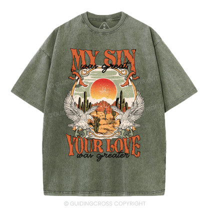 My Sin Christian Washed T-Shirt