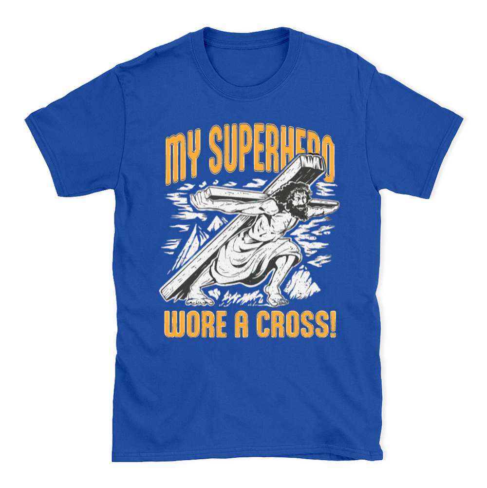 My Superherd Wore A Cross Chrisrtian T-Shirt