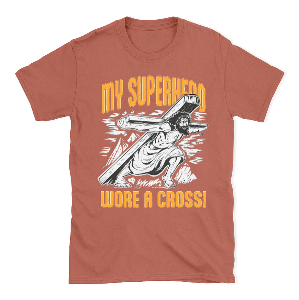 My Superherd Wore A Cross Chrisrtian T-Shirt
