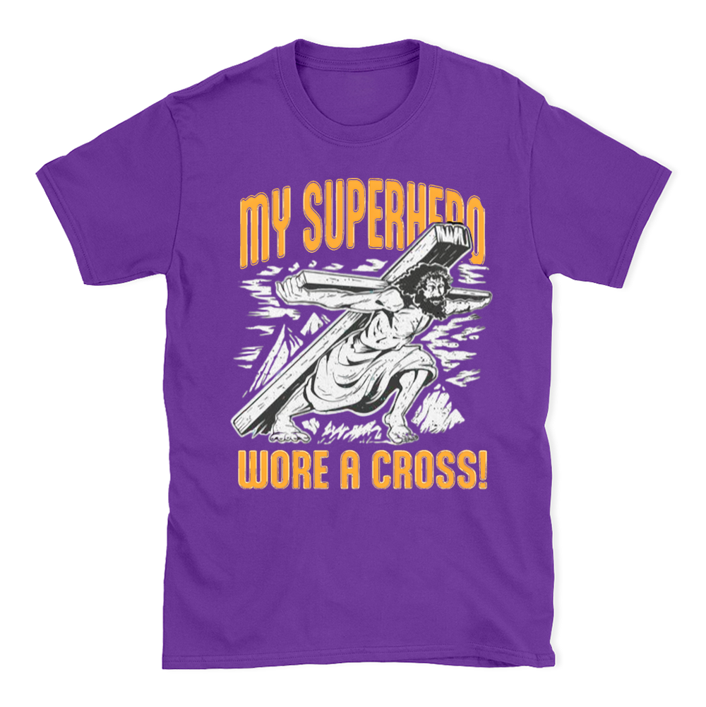 My Superherd Wore A Cross Chrisrtian T-Shirt