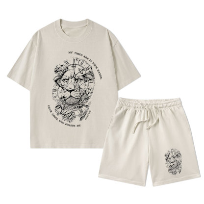 My Times Are In Your Hands Christian Washed T-Shirt & Shorts