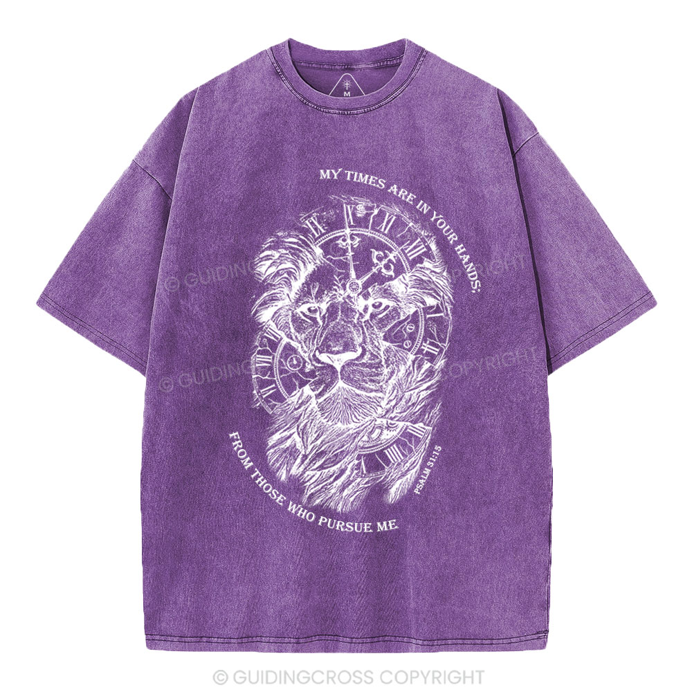 My Times Are In Your Hands Christian Washed T-Shirt