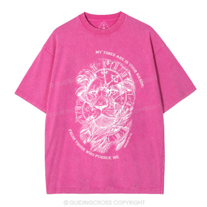 My Times Are In Your Hands Christian Washed T-Shirt