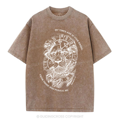 My Times Are In Your Hands Christian Washed T-Shirt