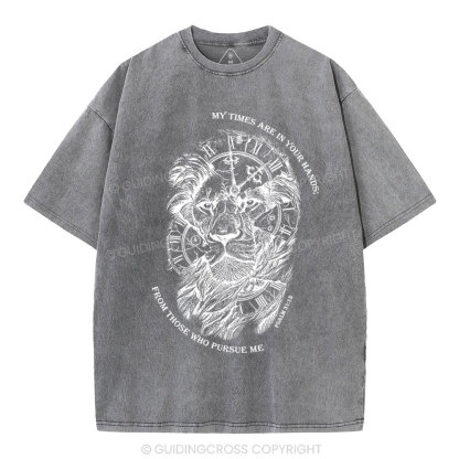 My Times Are In Your Hands Christian Washed T-Shirt