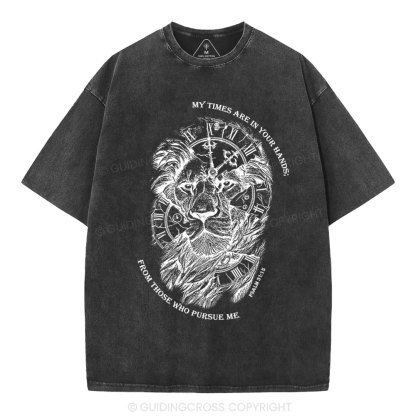 My Times Are In Your Hands Christian Washed T-Shirt