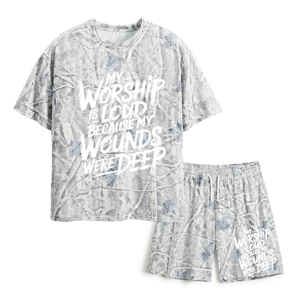 Sample --- Christian Camo T-Shirt & Shorts