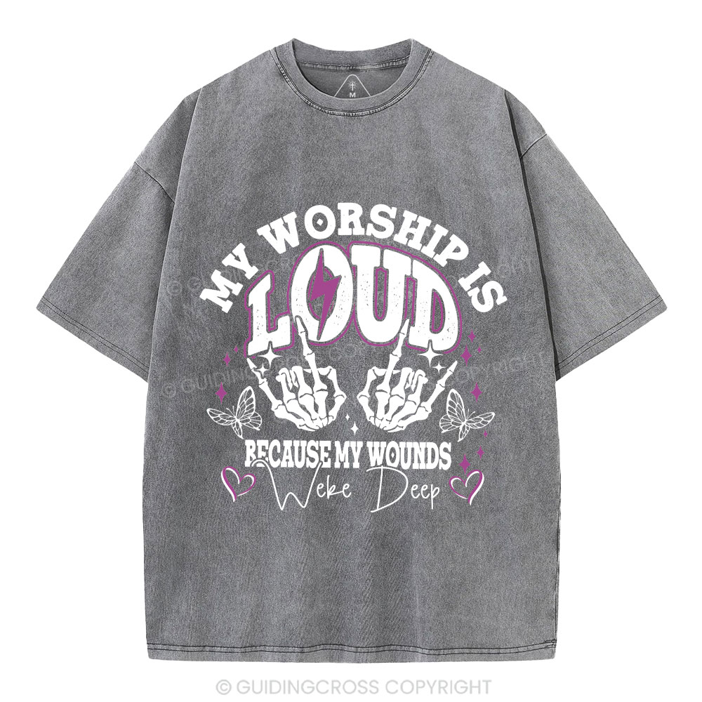 My Worship Is Lord Christian Washed T-Shirt