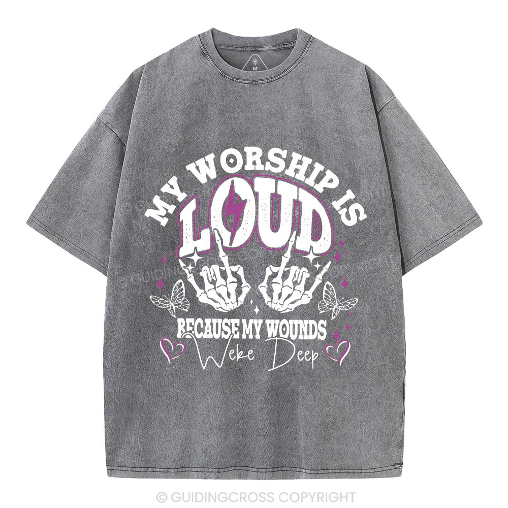 My Worship Is Lord Christian Washed T-Shirt