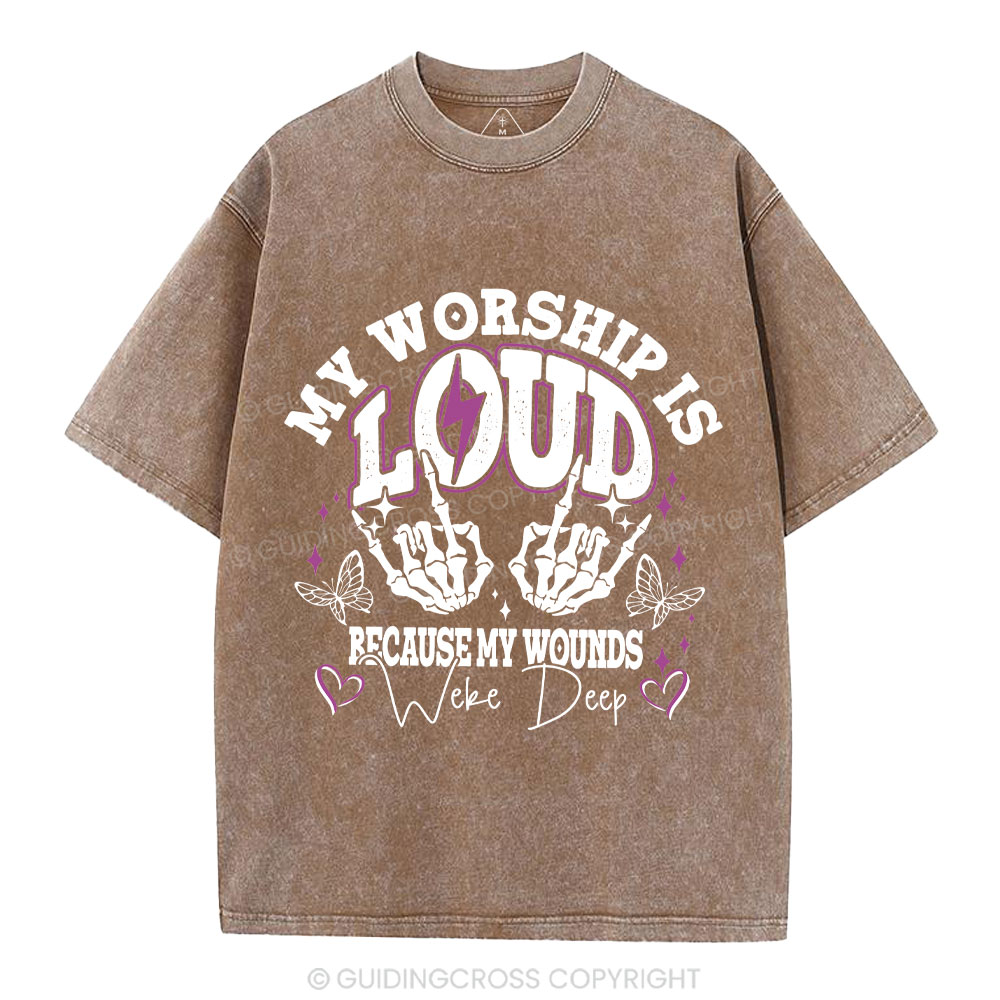 My Worship Is Lord Christian Washed T-Shirt