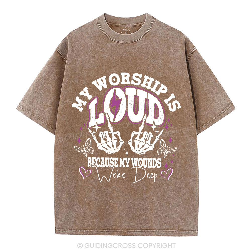My Worship Is Lord Christian Washed T-Shirt