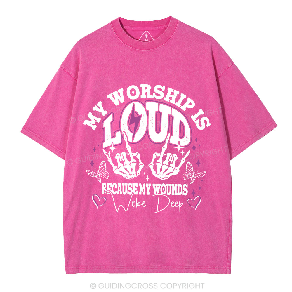 My Worship Is Lord Christian Washed T-Shirt