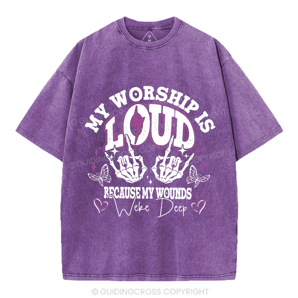 My Worship Is Lord Christian Washed T-Shirt