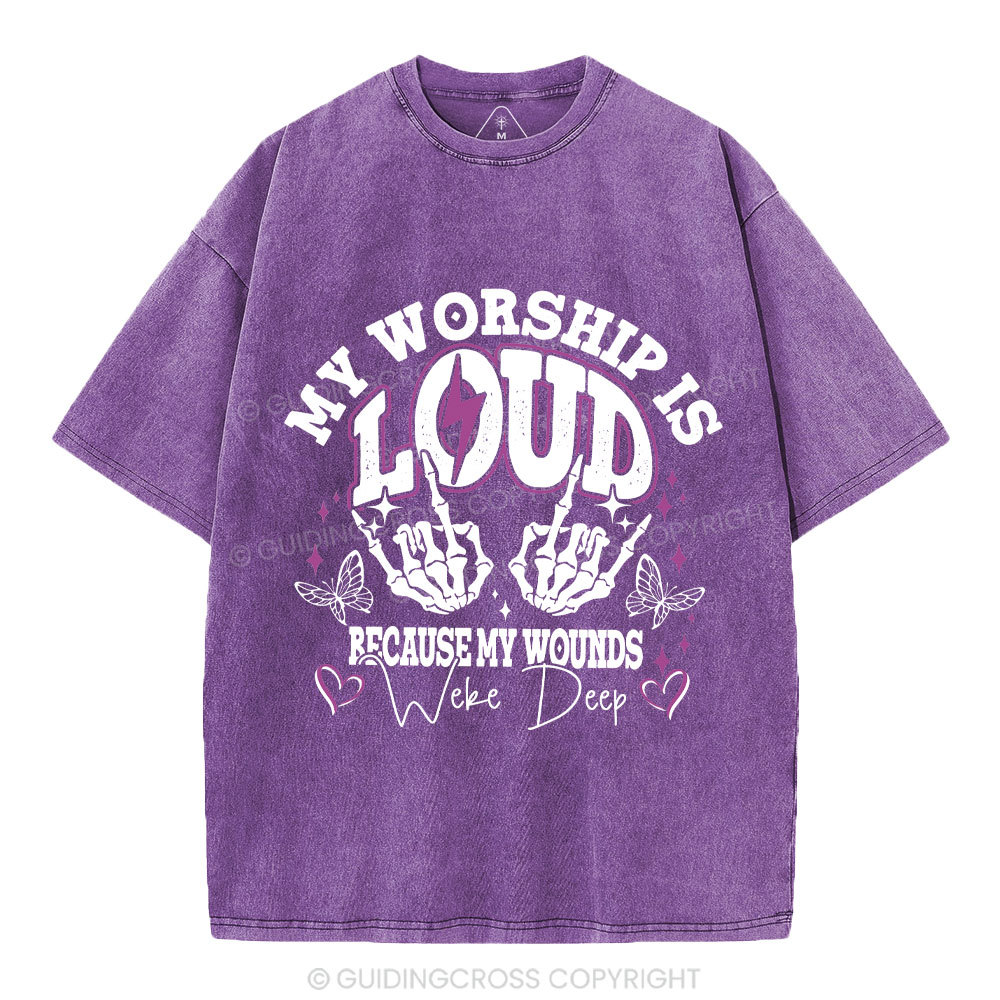 My Worship Is Lord Christian Washed T-Shirt
