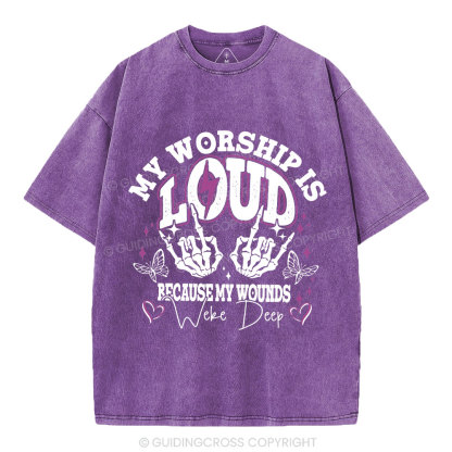 My Worship Is Lord Christian Washed T-Shirt