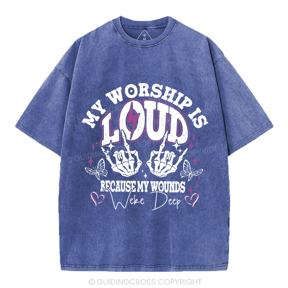 My Worship Is Lord Christian Washed T-Shirt