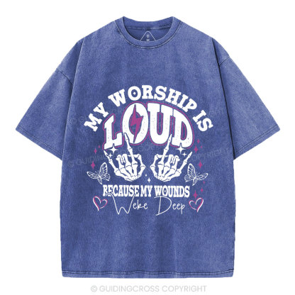My Worship Is Lord Christian Washed T-Shirt