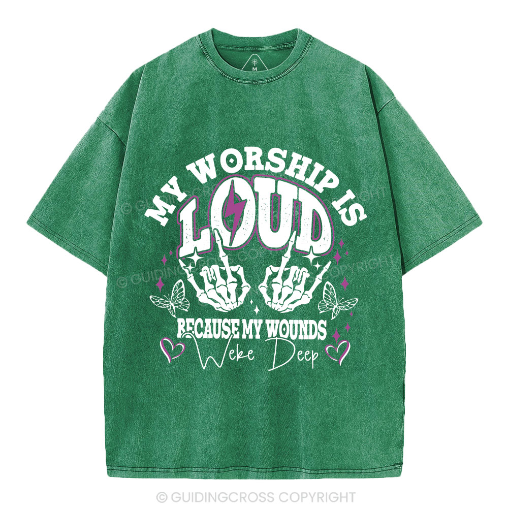 My Worship Is Lord Christian Washed T-Shirt