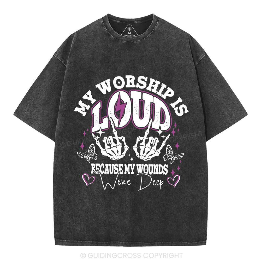 My Worship Is Lord Christian Washed T-Shirt