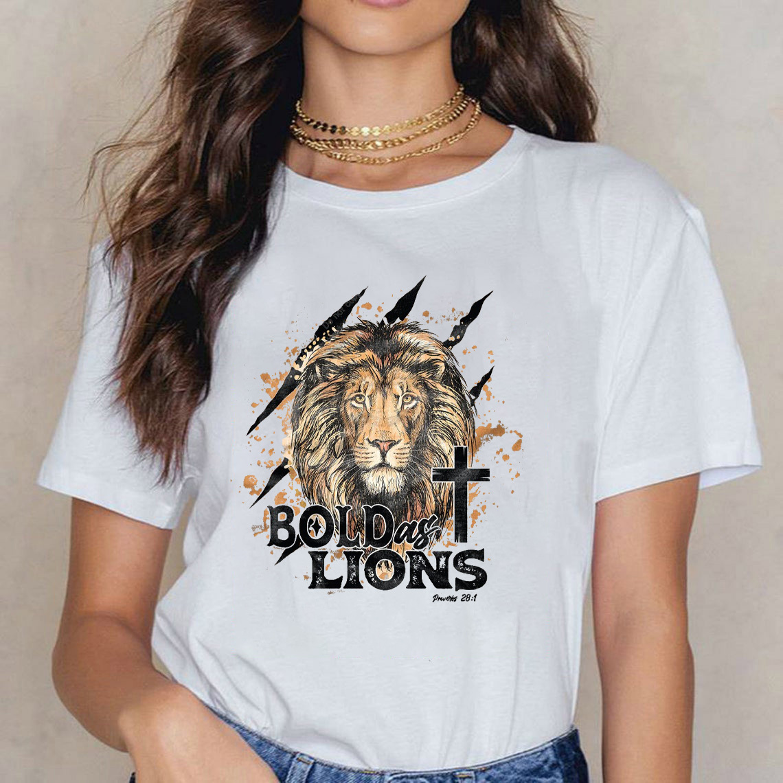Bold As Lion Christian T-Shirt