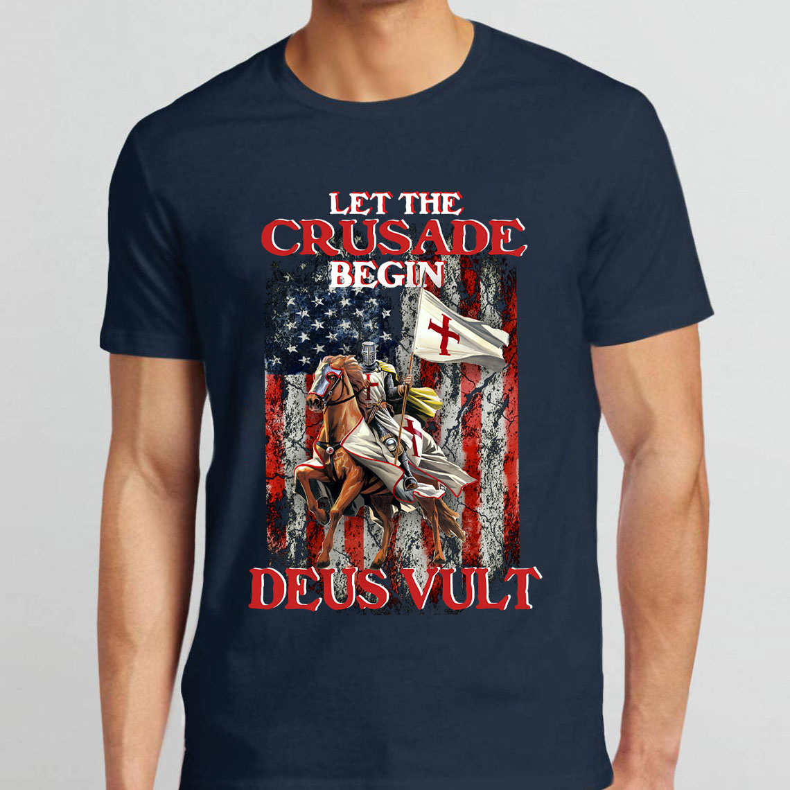 Let The Crusade Begin Christian T-Shirt