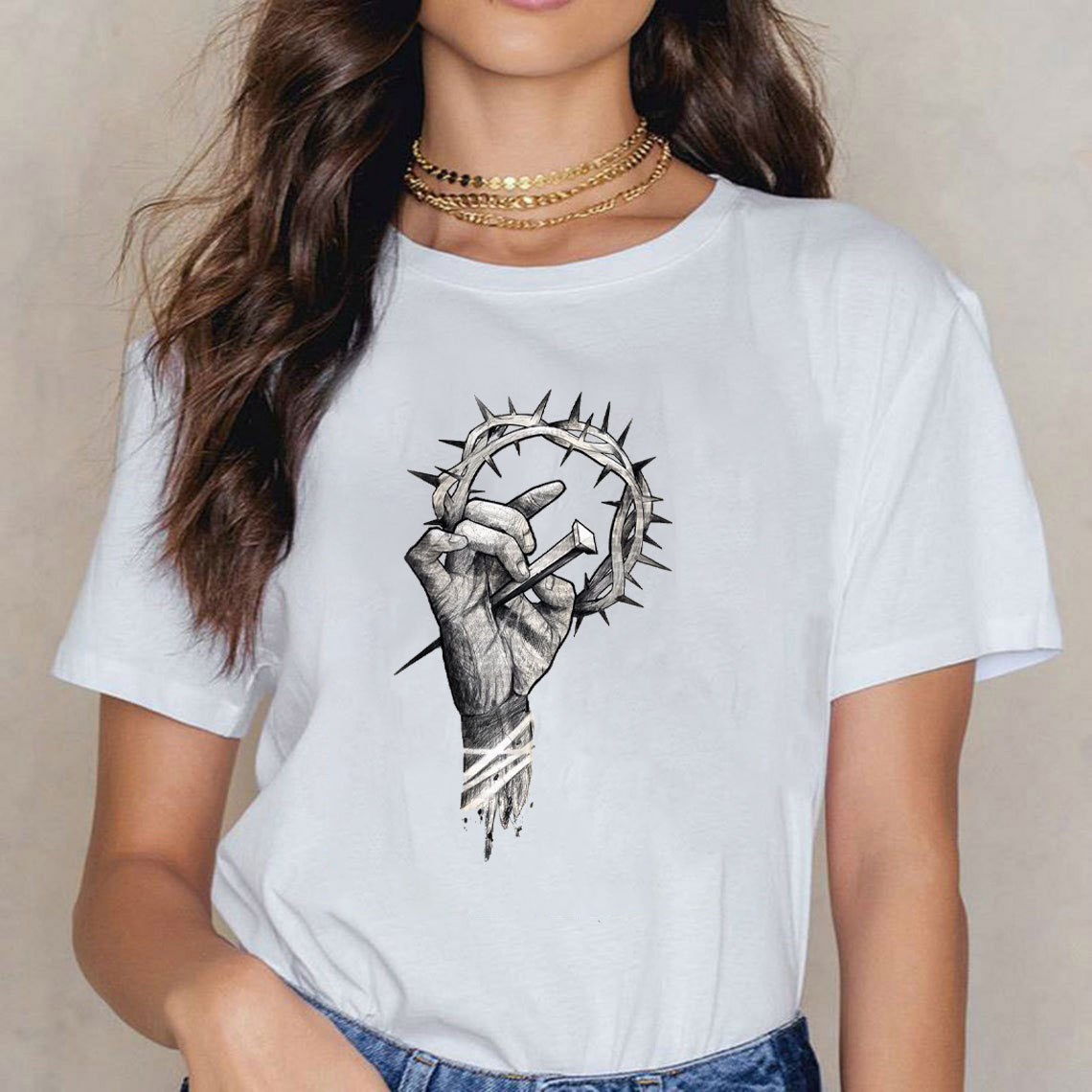 Nailed It Jesus Christian T-Shirt