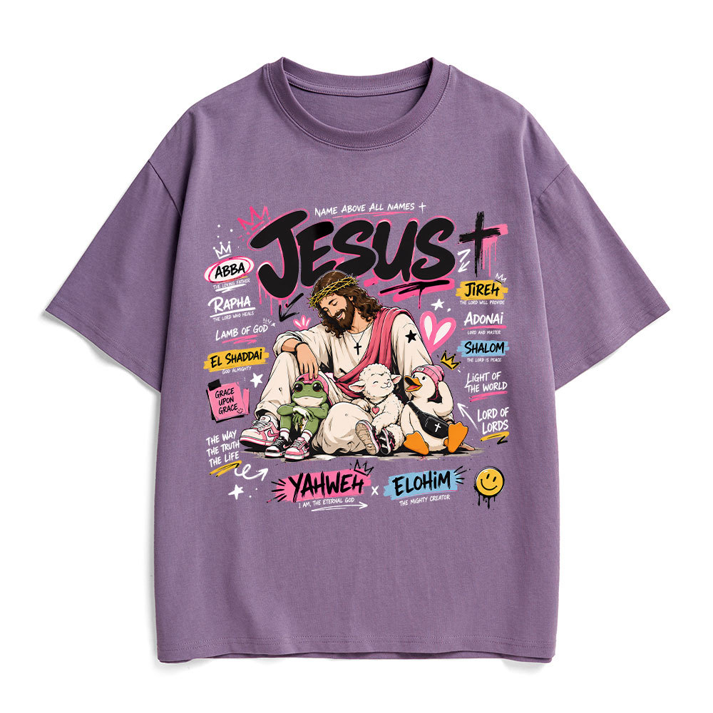 Name Above All Names Christian Heavy Cotton T-Shirt