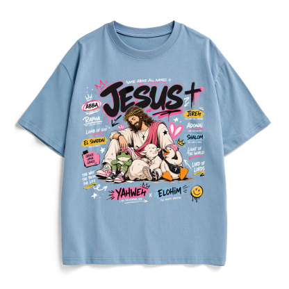 Name Above All Names Christian Heavy Cotton T-Shirt