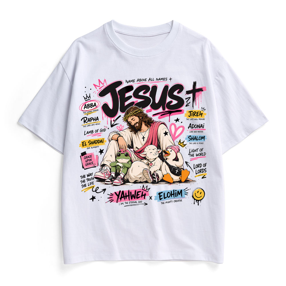 Name Above All Names Christian Heavy Cotton T-Shirt