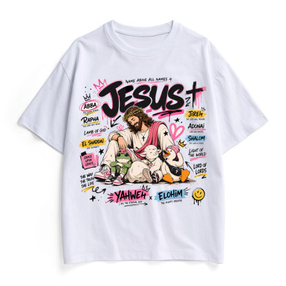 Name Above All Names Christian Heavy Cotton T-Shirt
