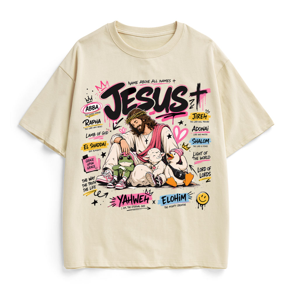 Name Above All Names Christian Heavy Cotton T-Shirt