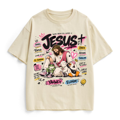 Name Above All Names Christian Heavy Cotton T-Shirt