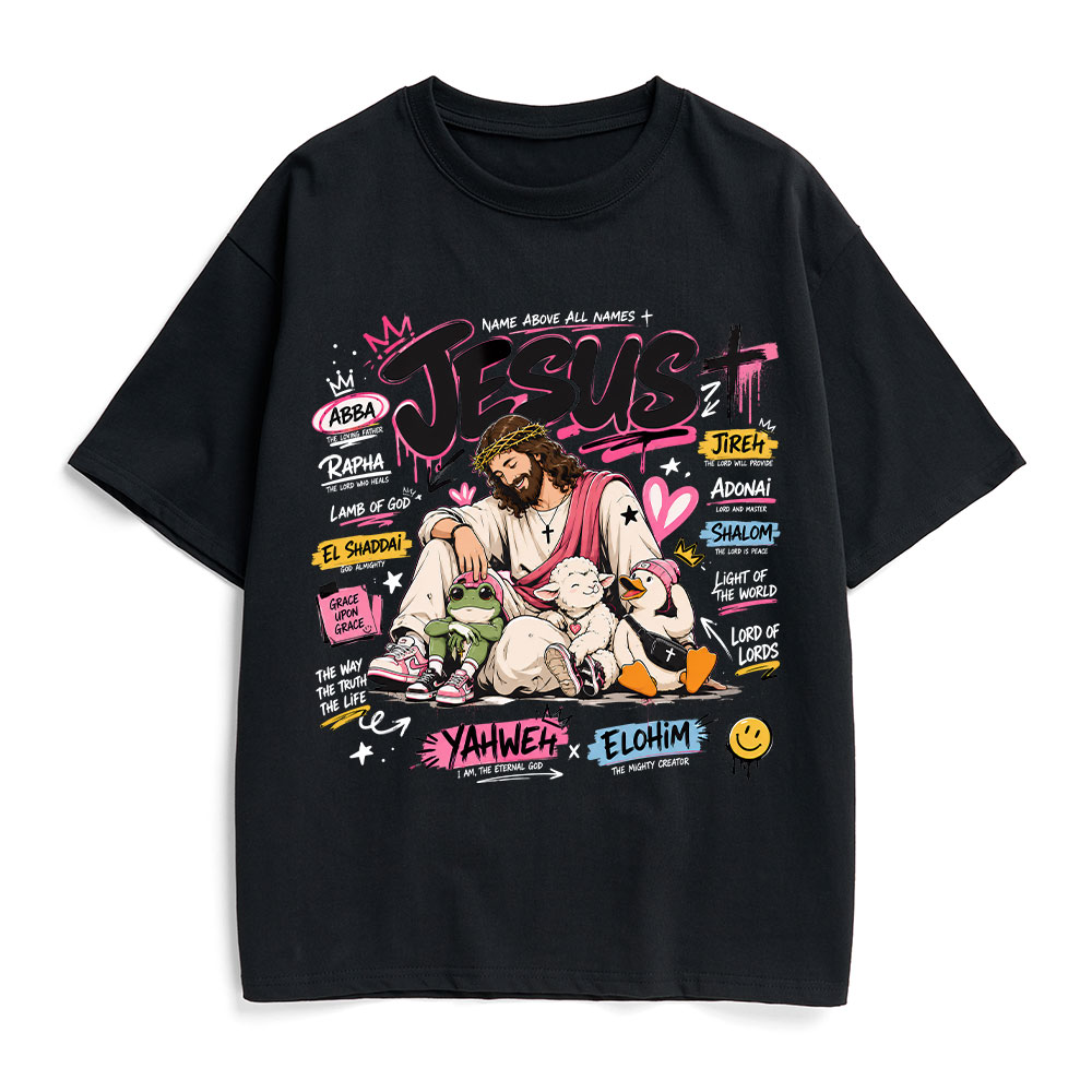Name Above All Names Christian Heavy Cotton T-Shirt