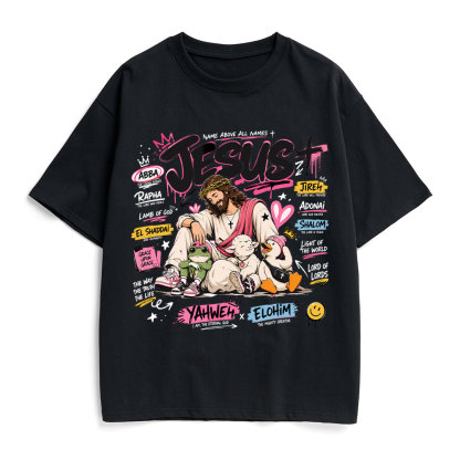 Name Above All Names Christian Heavy Cotton T-Shirt