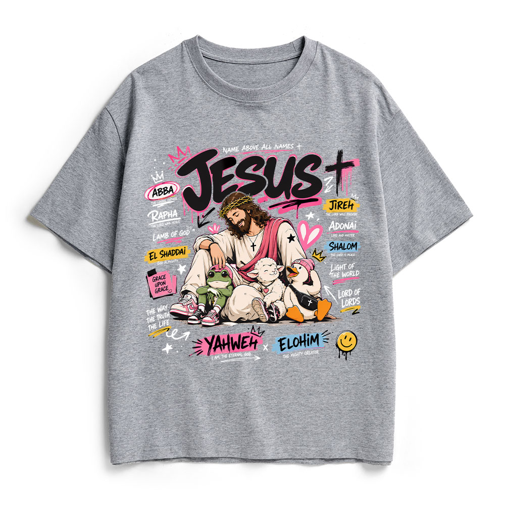 Name Above All Names Christian Heavy Cotton T-Shirt