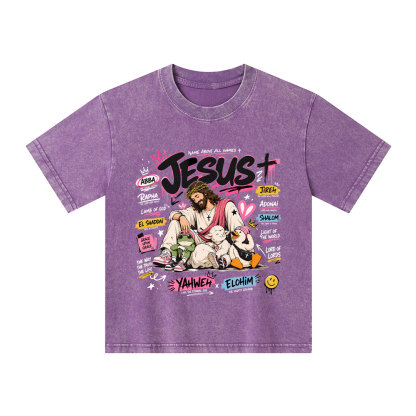Name Above All Names Christian Washed T-Shirt