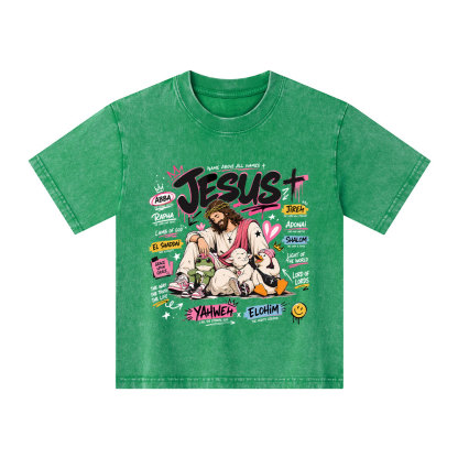 Name Above All Names Christian Washed T-Shirt