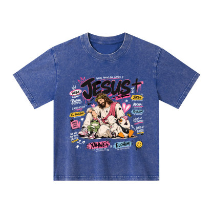 Name Above All Names Christian Washed T-Shirt