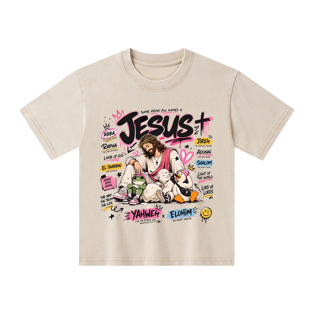 Name Above All Names Christian Washed T-Shirt
