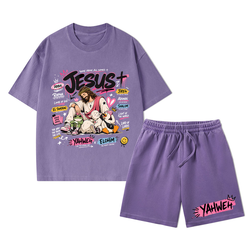 Fear God Christian Washed T-Shirt & Shorts  Sale - GuidingCross