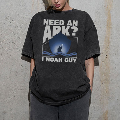 Need An Ark Christian Washed T-Shirt